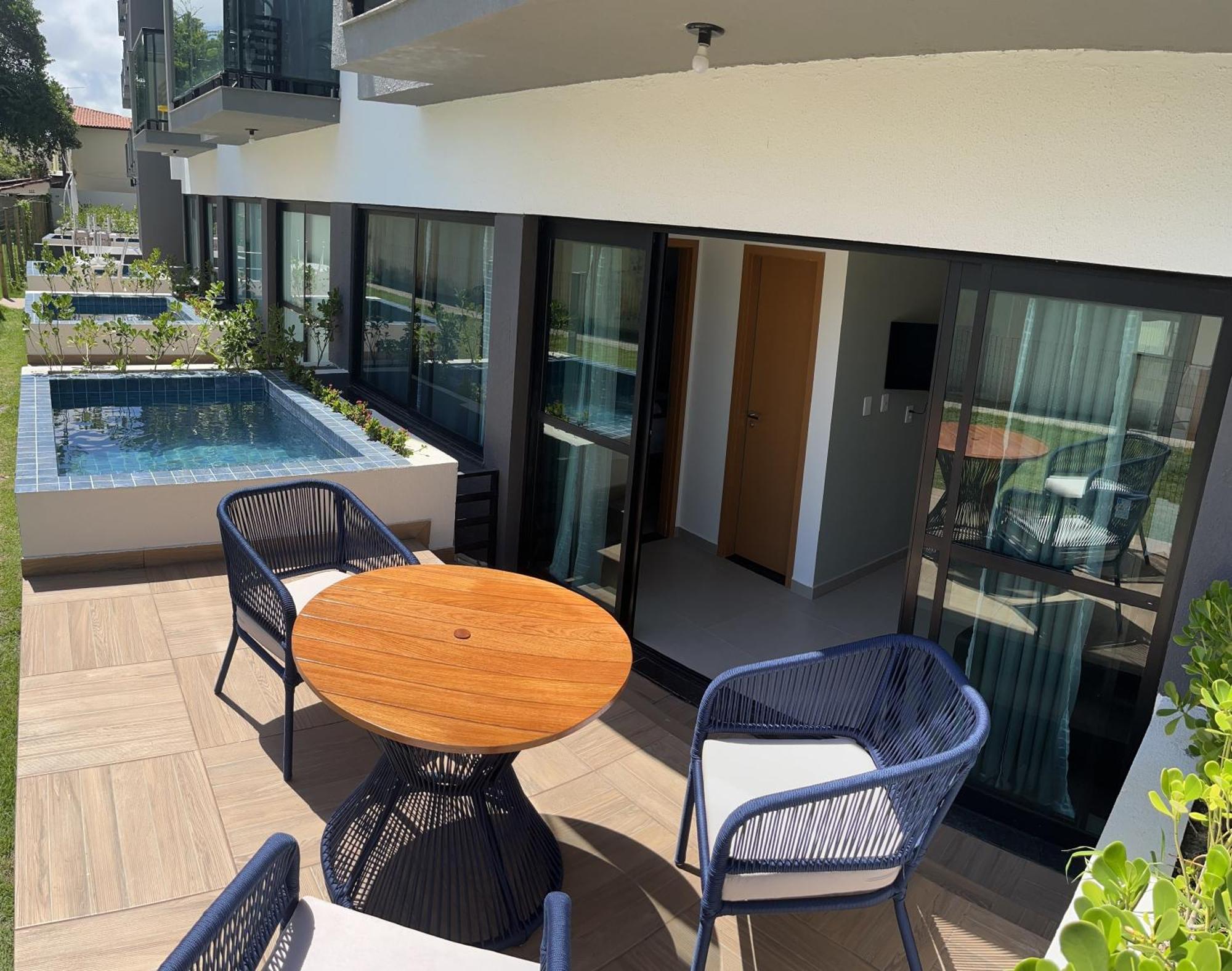 Апартаменты Flat Beira Mar Maracaipe- Порту-де-Галиньяш Экстерьер фото